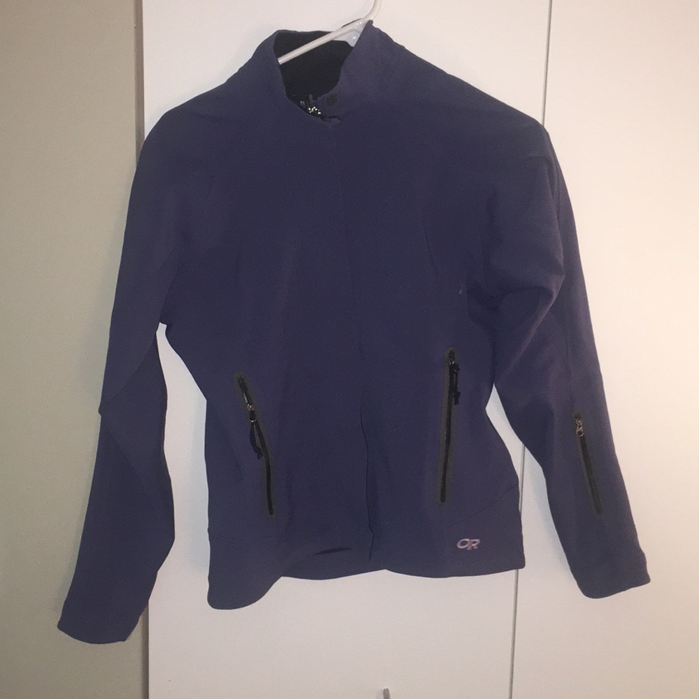 OR Periwinkle shell jacket